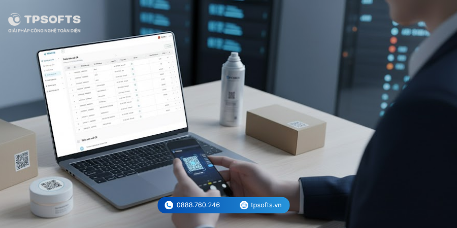 Phần mềm quản lý mã QR Code biến đổi