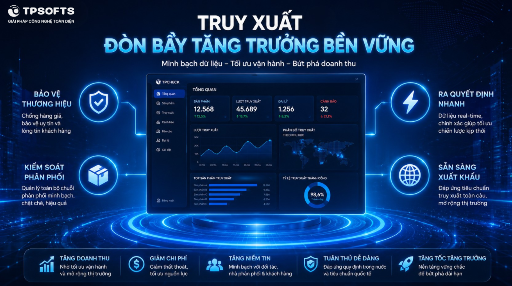 Truy xuất - Đòn bẩy tăng trưởng bền vững