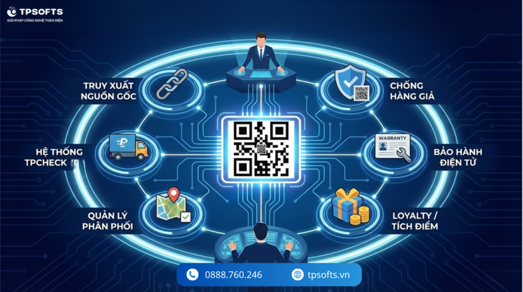 Giải pháp QR Code kép của TPSOFTS