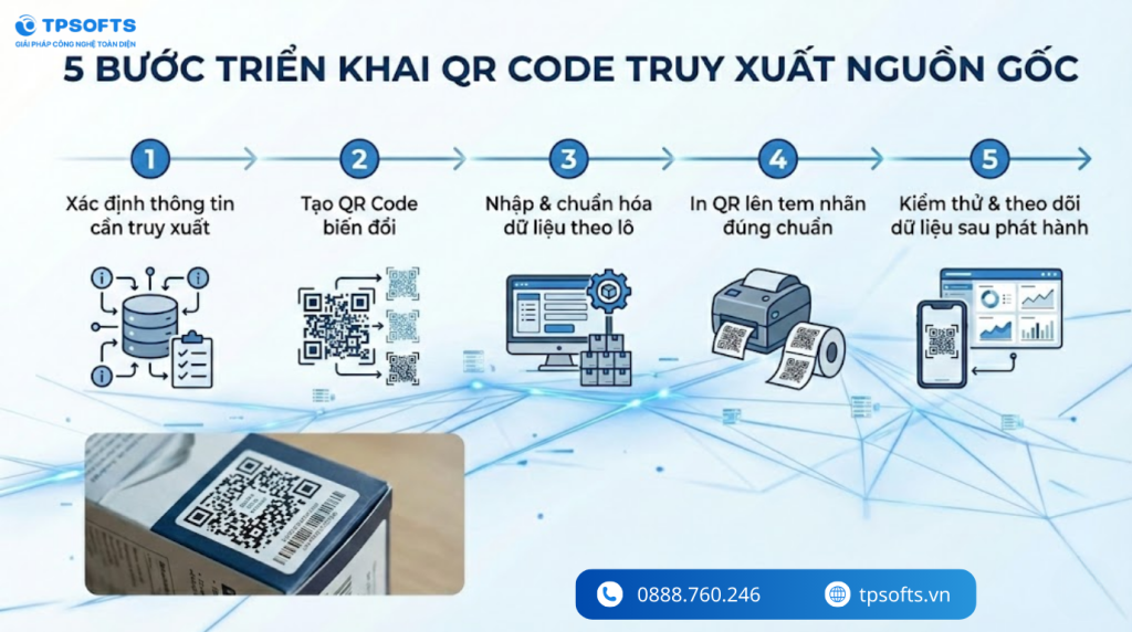 Hướng dẫn tạo QR Code truy xuất nguồn gốc 