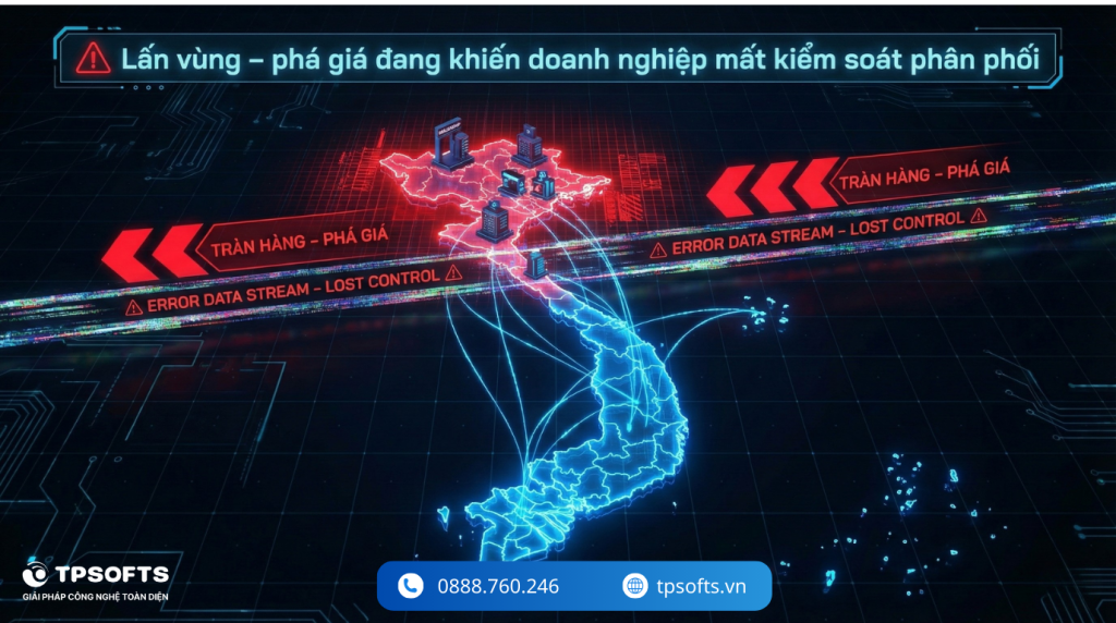 Thực trạng và hệ quả khi không quản lý lấn vùng phân phối