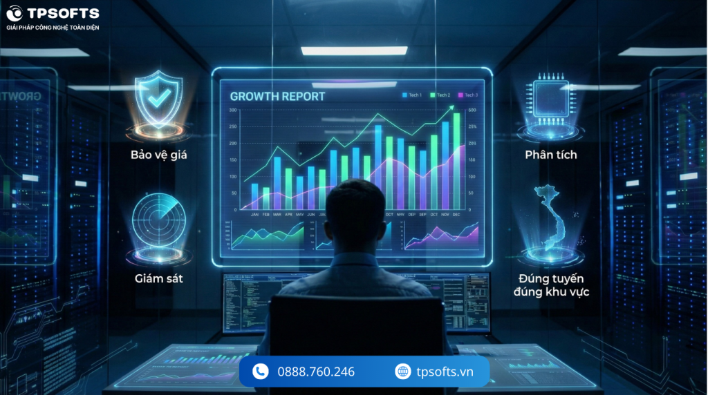 Lợi ích khi sử dụng giải pháp quản lý lấn vùng sản phẩm của TPSOFTS