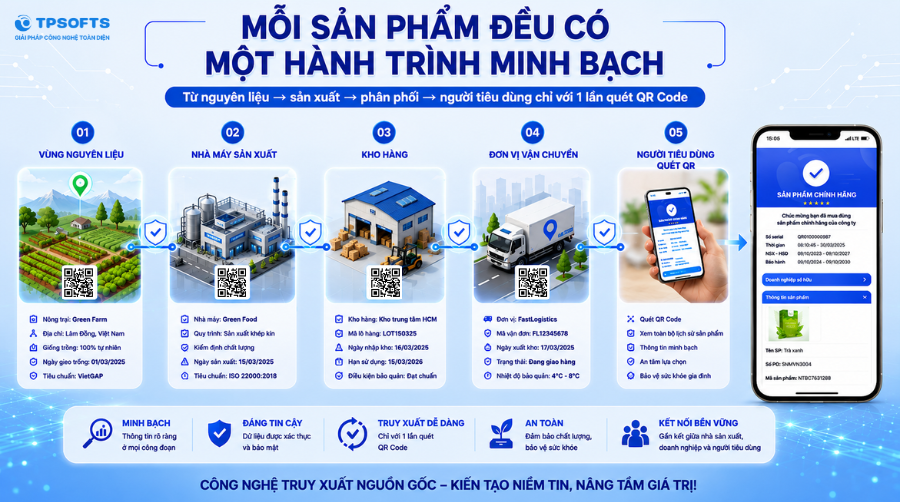Hướng dẫn truy xuất nguồn gốc và đọc hiểu thông tin sau khi quét