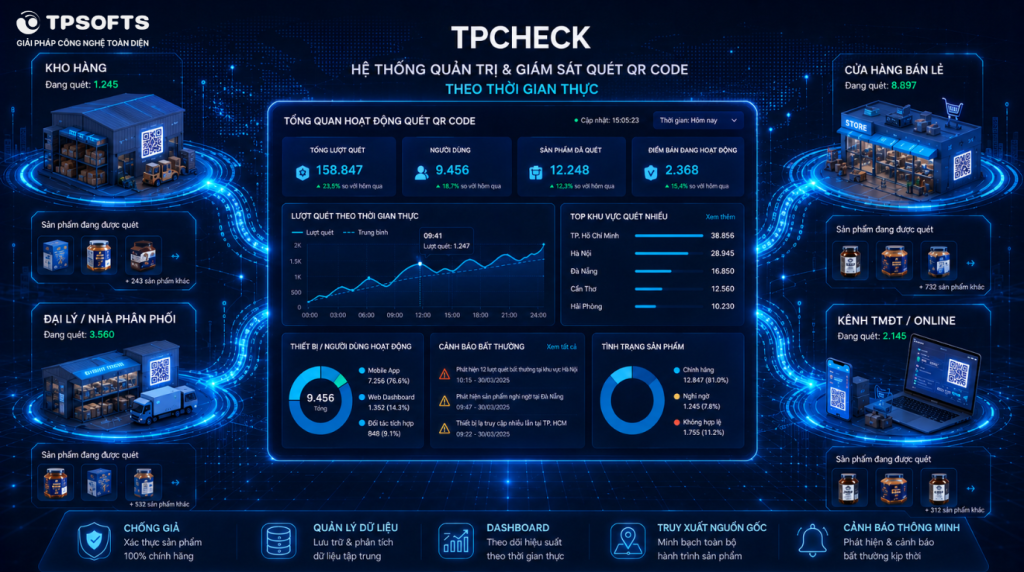 TPSOFTS - Đối tác công nghệ truy xuất nguồn gốc cho doanh nghiệp